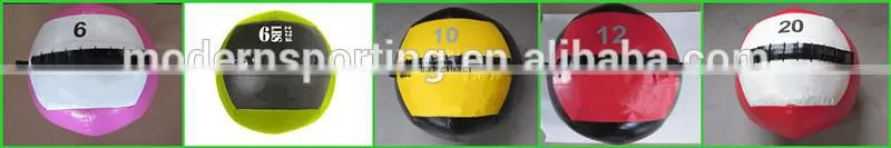 Gym use pvc coated wall ball