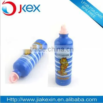 football energy aluminuum small mouth sports drink water bottle