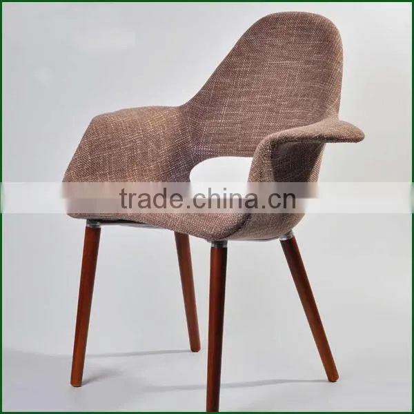 fabric chair furniture orange upholstered restaurant chair