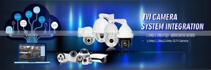 2016 Outdoor 2.0MP HD TVI Sony 322 COMS Color IR Bullet tvi CCTV Camera with OSD Menu