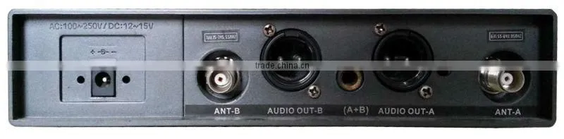 OK-2000 Dual Channels/UHF PLL 32/99 channels True Diversity Recever Wireless microphone