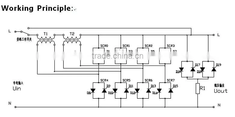 factory price automatic voltage stabilizer /avr 2000 kva with ISO 9001 2008