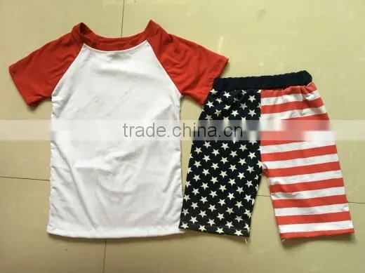 4th July kids baby boy new years outfit boutique clothing sets kids outfits wholesale for Independence holidays