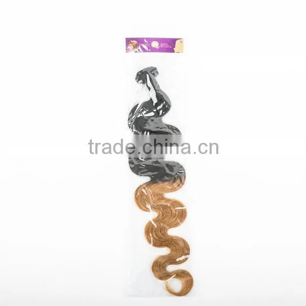 Body wave ombre color 30 inch remy human hair weft ethiopian virgin hair 7a brazilian unprocessed virgin hair