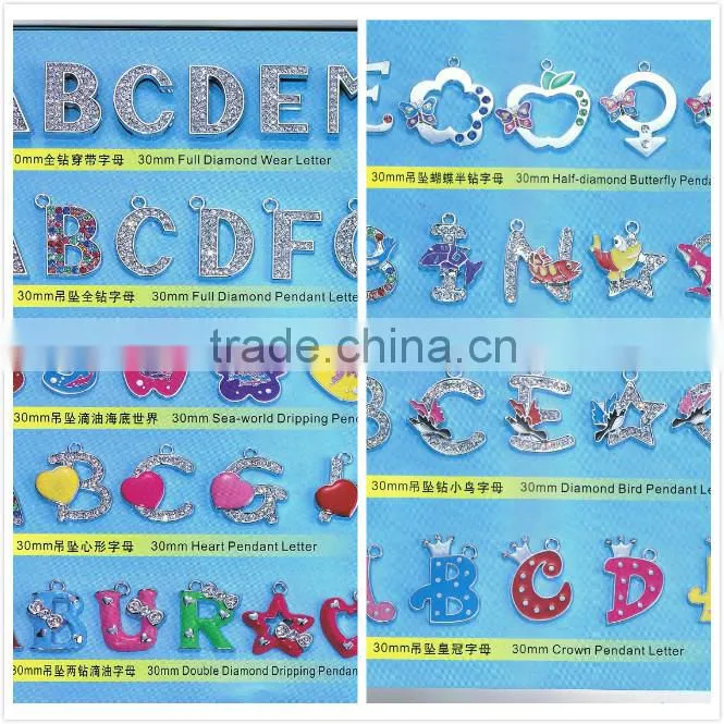 Cute Design Paw Charm Pendant Full Rhinestone Crystal Pendant Paw