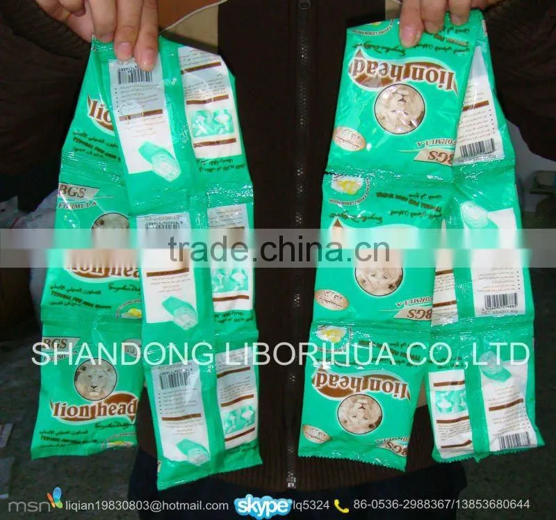 30g sachets detergent washing powder in carton