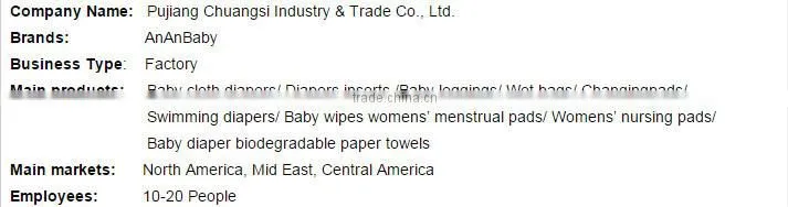 AnAnBaby Latest Machine Washable Cute Newborn Kids Diaper