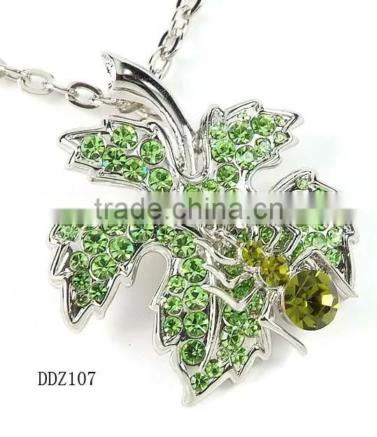 Funnel-shaped necklace,Metal chain necklace,Fashion diamond necklace