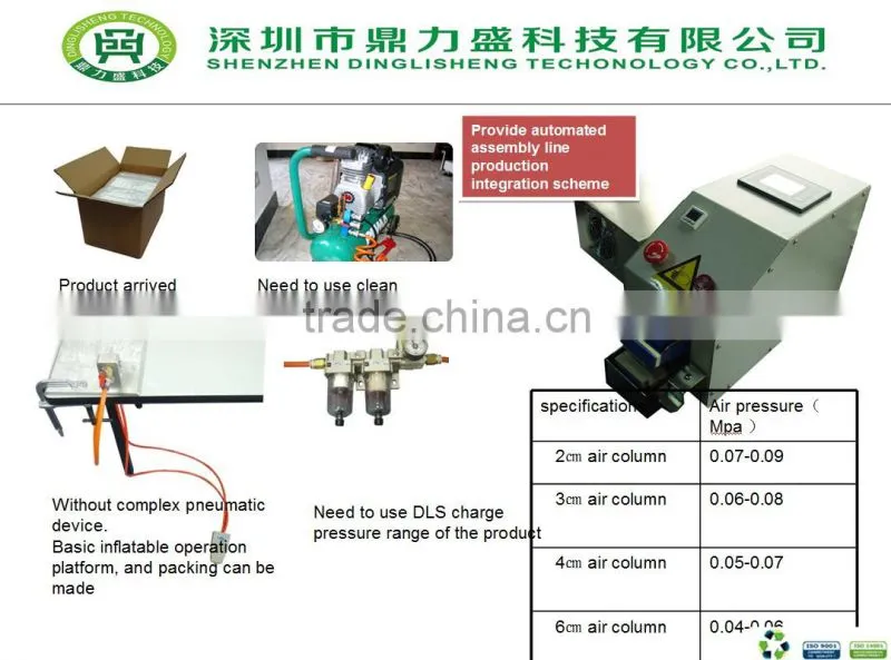 Shock Resistance cushion air column bag for hard driver