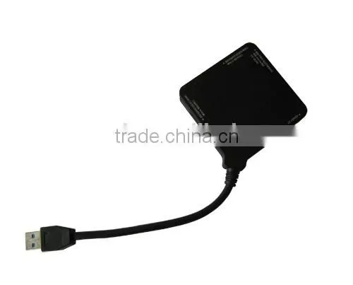 Fashionable SD+TF+xD+CF+MS+M2 all in one card reader