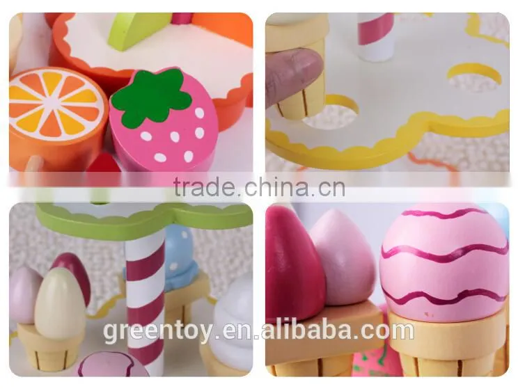 wooden building block game for children