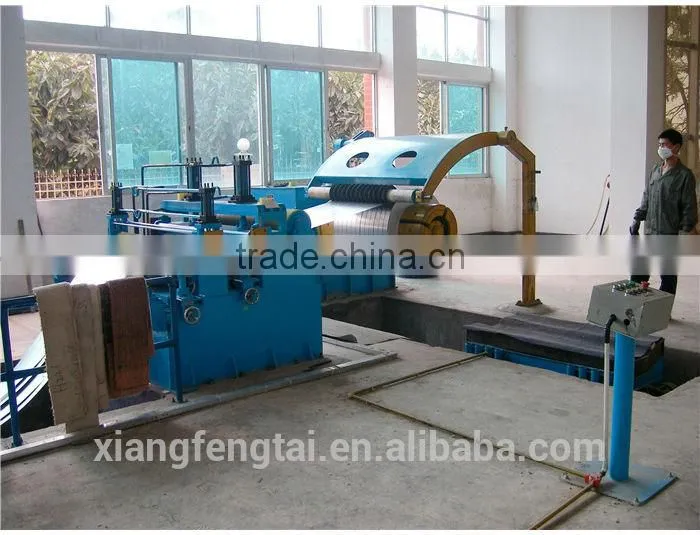 coil line for decoiling slitting and recoiling