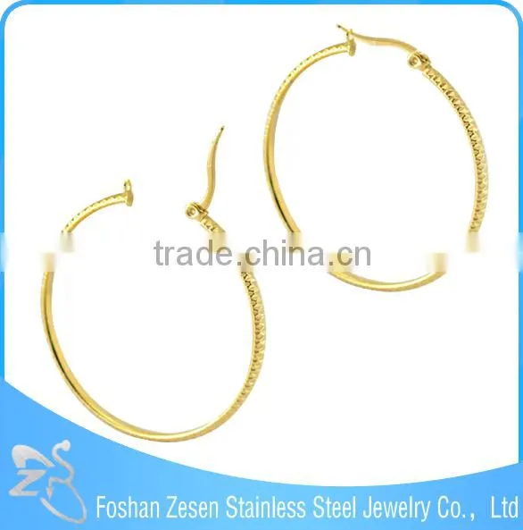 ZS17268 beautiful designed hoop earrings 2 gram gold beautiful designed earrings