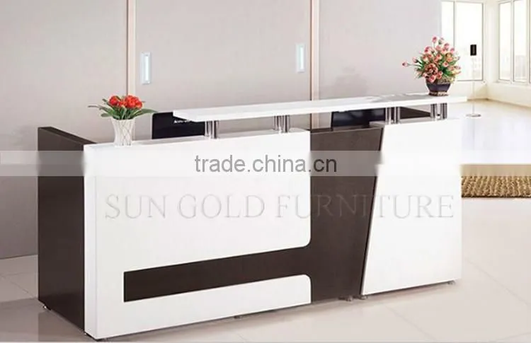 Beauty salon furniture modern reception desk design office reception counter table (SZ-RTB008)