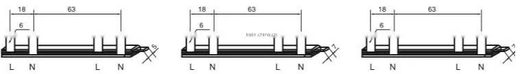 WL-402 C45LE conductor comb electric low voltage bus bar