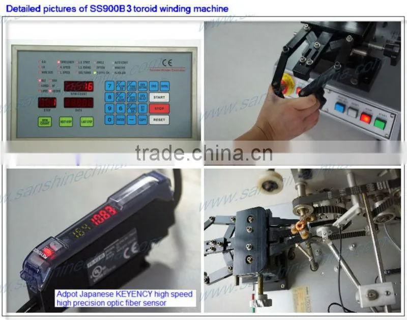 Miniatur toroidal winding machine