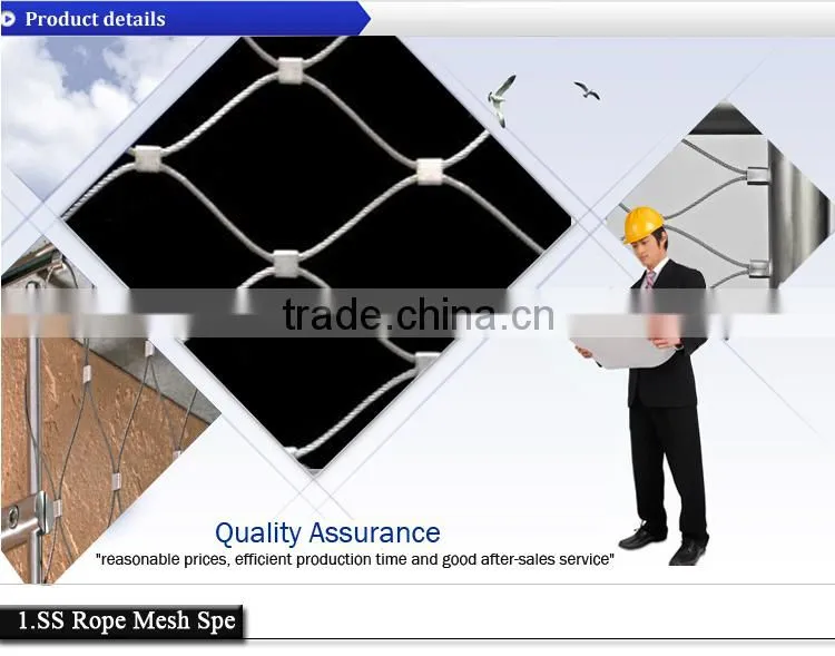ISO Manufactory provide fast delivery time stainless steel mesh aviary mesh