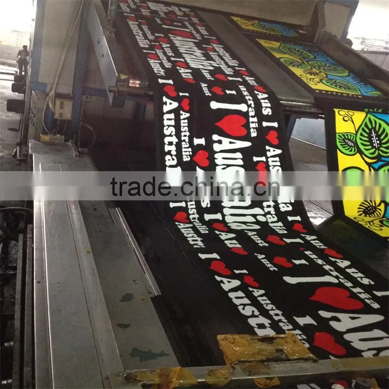 100% cotton wholesale reactive Printed double sides beach towel