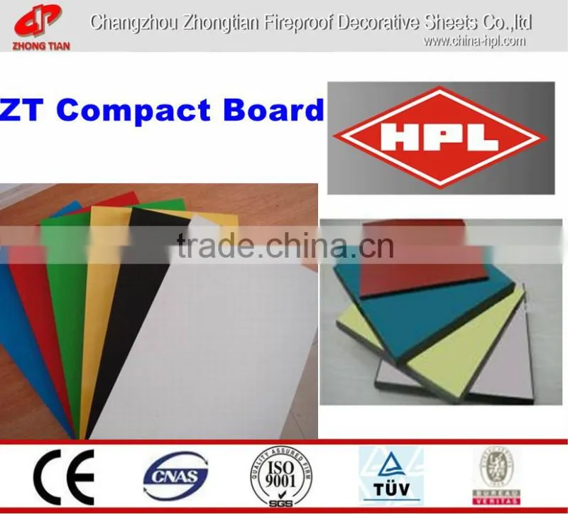 Plywood HPL;kitchen laminate sheets/HPL Sheet (solid color series)4*8