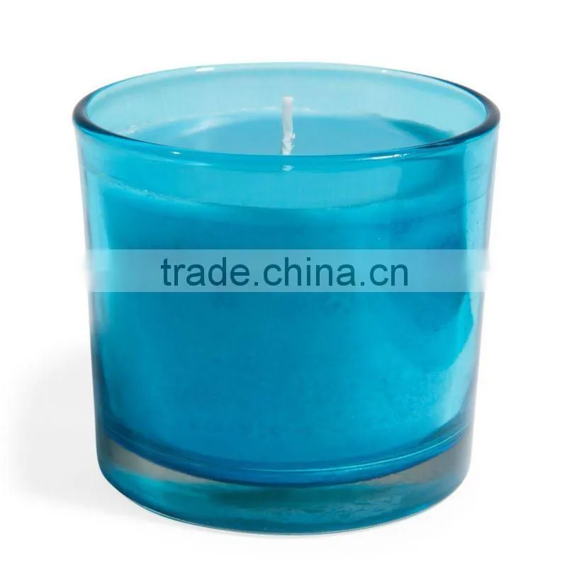 Blue Glass Candle, Candle Glass