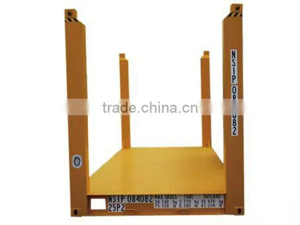New 20ft Flat Rack/Platform Containers with Fixed End