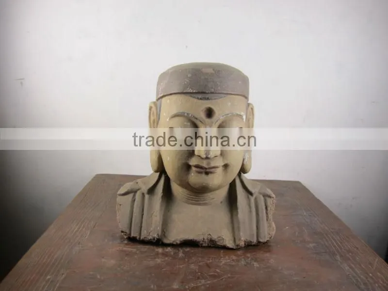 wooden buddha antique laughing buddha statue