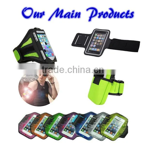 (Top) 5.5 inch mobile phones running sports armband, neoprene armband for sale, logo printed armband