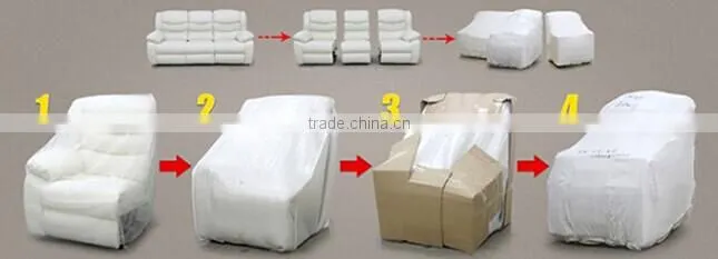 New design cheap professional luxury european style PU Leather recliner Sofa