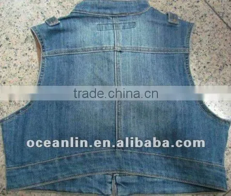 sleeveless cowboy coat for ladies SO