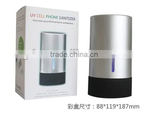 Portable automatic uv sterilizer mobile phone disinfector for iPhone MP3 headsets