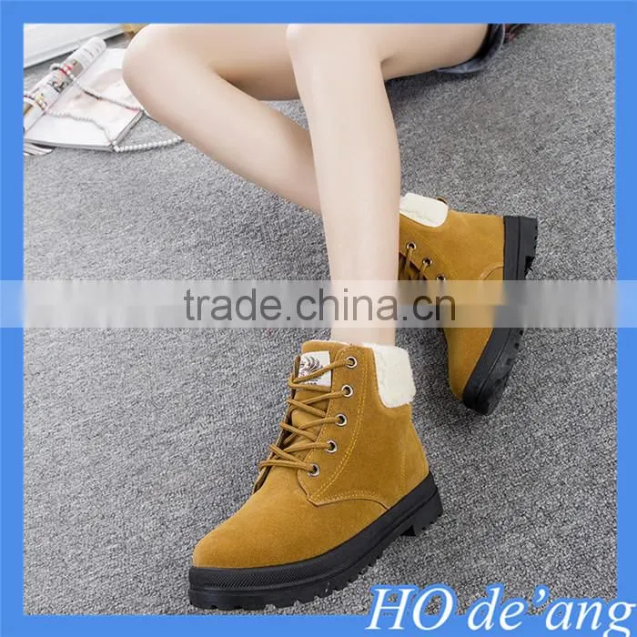2016 Hogift winter new Korean fashion casual warm fluff women martin boots snow boots women MHo-140