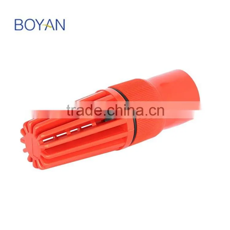 China Wholesale BOYAN TaiZhou HuangYan Low Price PVC Red Plastic Foot Valve