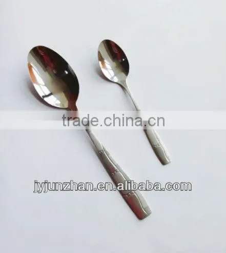 Bamboo shape cutlery with mirror polishing with D grade ///Factory sell directly