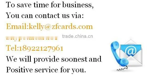 Custom design preprinted plastic barcode member card
