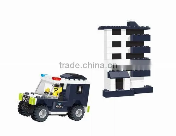 125 pcs Building Block--Police series intellect set toys hero block
