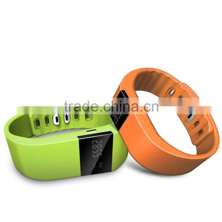 2015 hot smart product Bluetooth 4.0 Sport Bracelet Wristband TW 64 with health care monitor