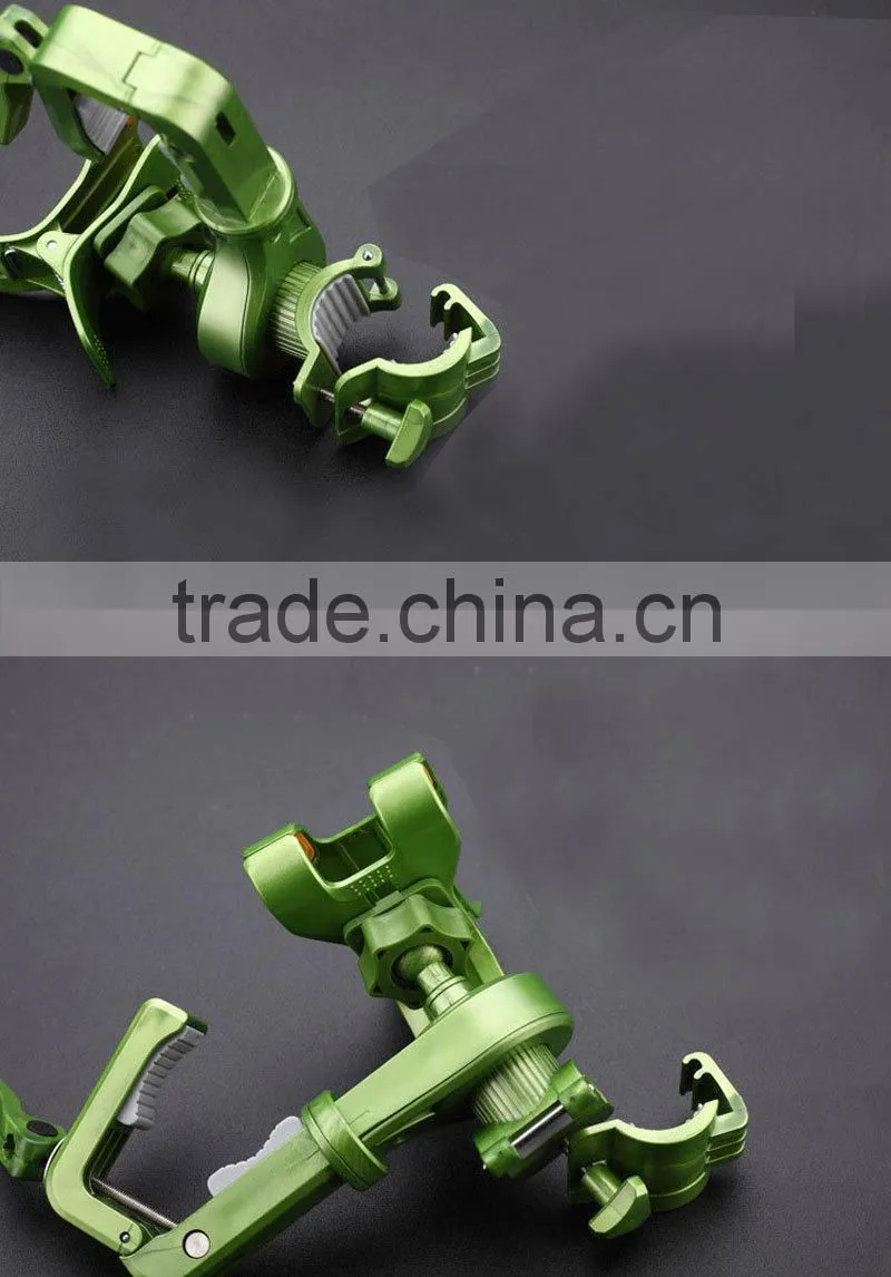 Smilinmount multifunctional bicycle holder for mobile phone and flashligh at the same time