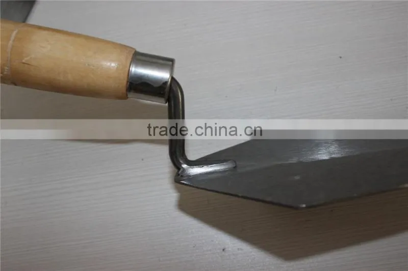 Carbon steel bricklaying trowel / wood hand bricklayers' tools / building tools