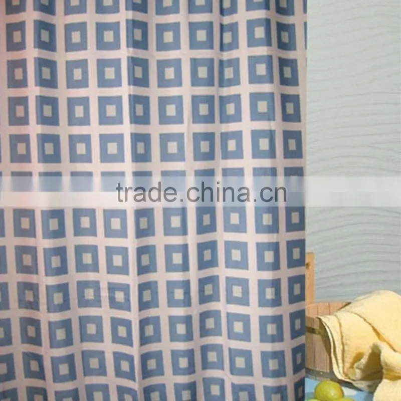 Factory wholesale fabric woven 100%polyester shower bamboo curtain