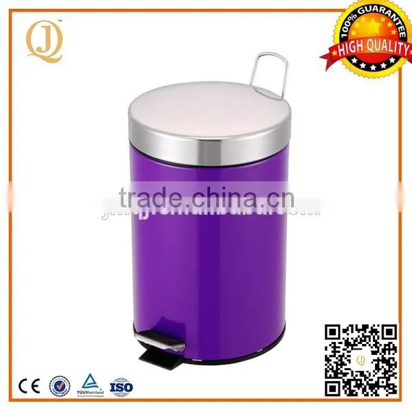 factory price home essential 5L round kitchen bin metal kitchen recycle bins