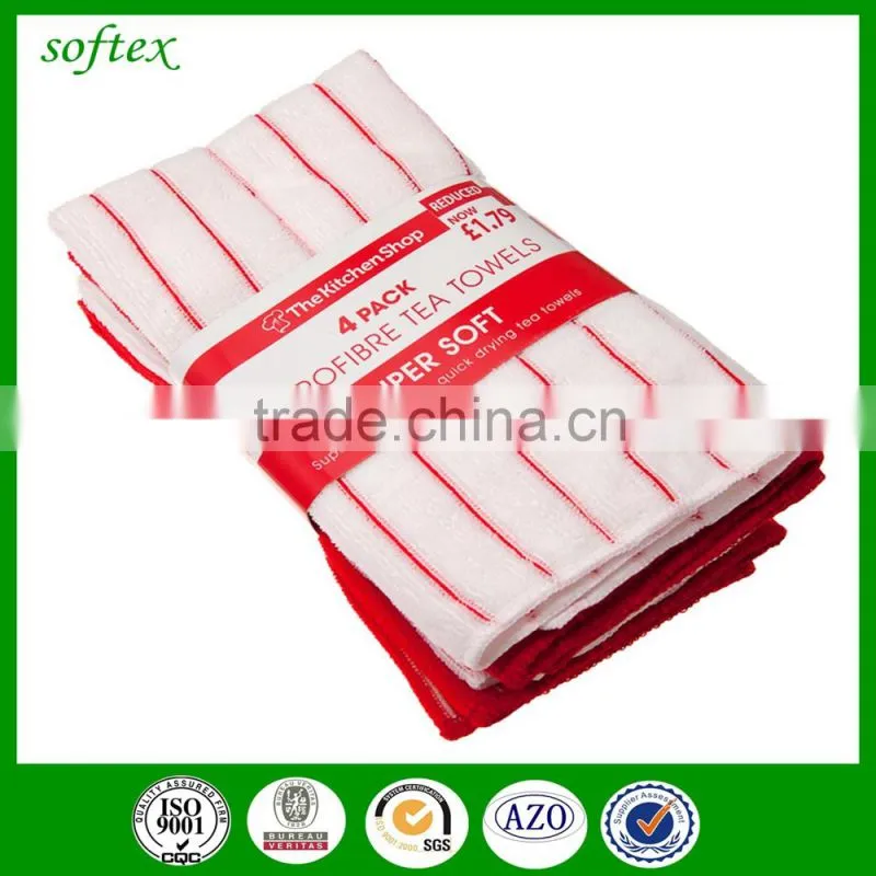 China supplier kitchen microfiber roll for cleaning