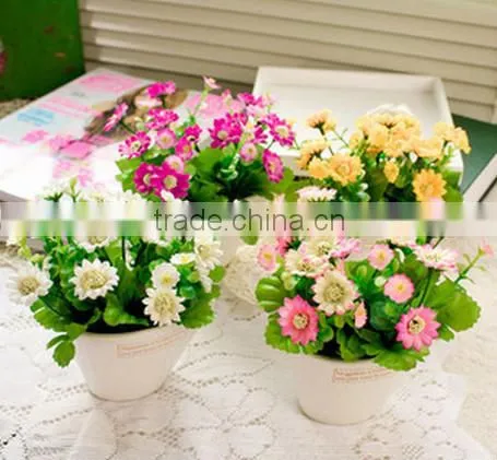 New Design Artificial Potted Bonsai Flower Plant
