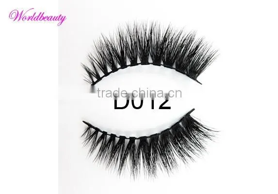 real mink strip eyelash 3D styles mink fur eye lashes
