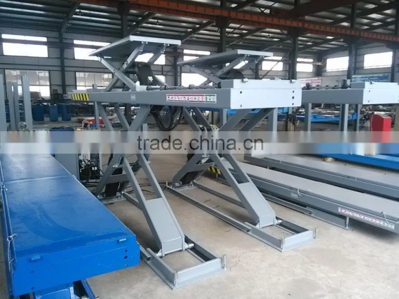 Double scissor wheel alignment car lift for sale with high quality