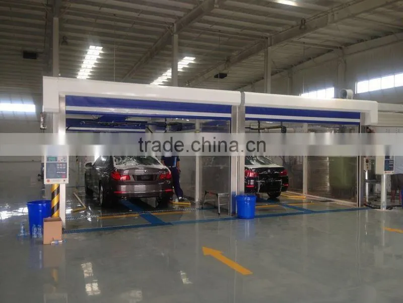 Fully automatic car wash machine price with foam, wax systems, dryer is optional