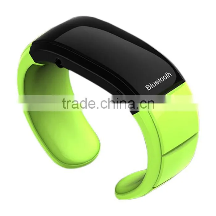 Wireless bluetooth bracelet with hands free & music player with vibrate alarm WT-20