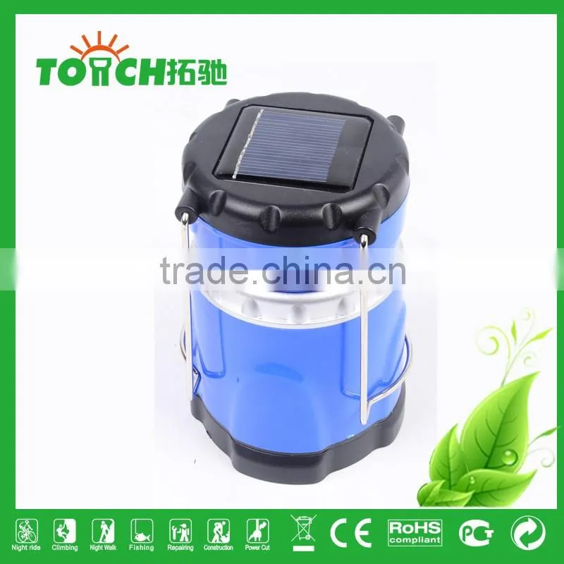 led lantern solar chargable multifunctional camping lantern 3*AA Battery high power Solar Rechargeable Lantern hiking Light