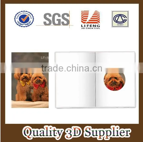 3d lenticular postcard of lovely dogs
