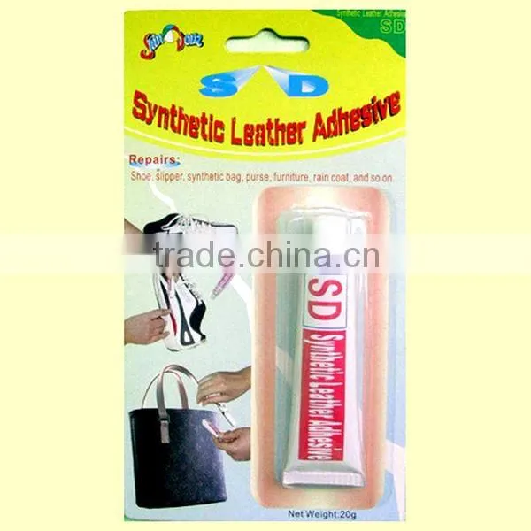 Heavy duty leather shoe glue for synthetic leather repair