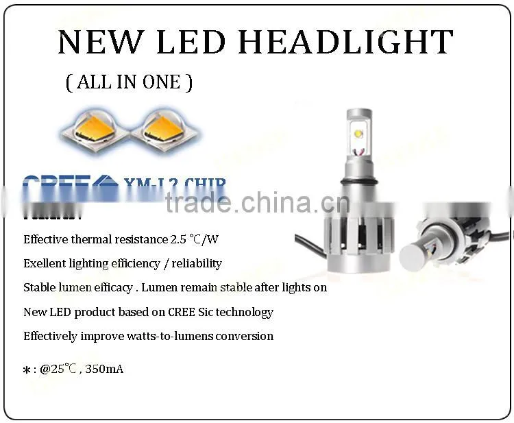 H7 h8 H10 H11 9005 9006 High Power H4 LED Headlights, 12V Power LED Kits for Auto Accessories